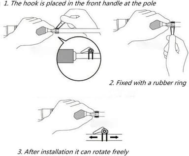 Fiskestang Krogholder Bait Keeper 30 Pakke Sort
