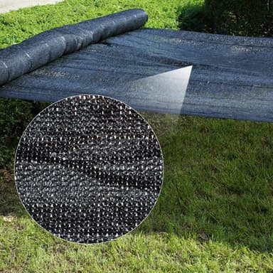 Skærmenet / Sikkerhedsnet 5 meter Sort