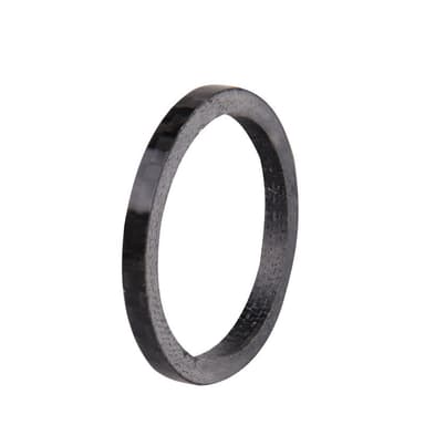 Headset Spacer Cykel Forstamme Gaffelskive til 28,6 mm Cykel 4 Pakke Sort