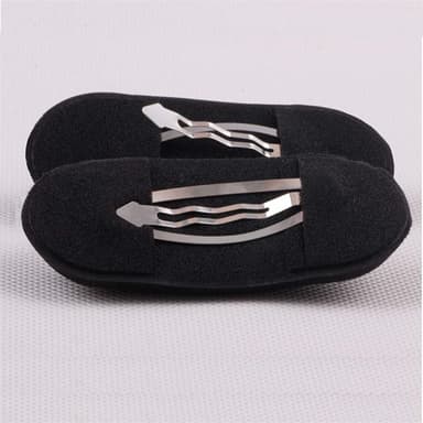 Bump It Hair Clip for øget volumen 2 Pakke Sort L