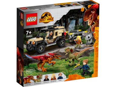 LEGO Pyroraptor og dilophosaurus-transport