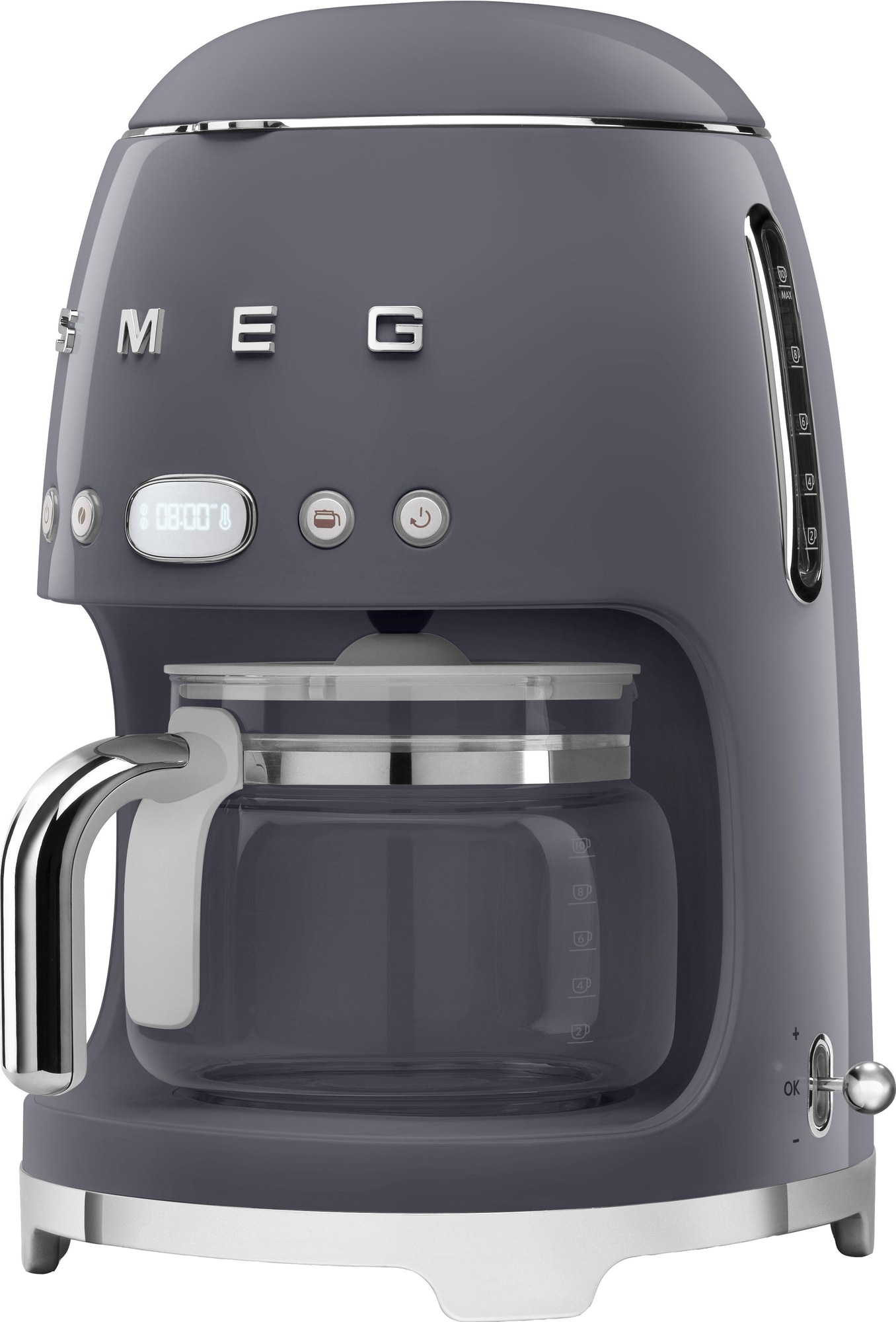 Smeg 50s Style kaffemaskine DCF02GREU (grå) thumbnail
