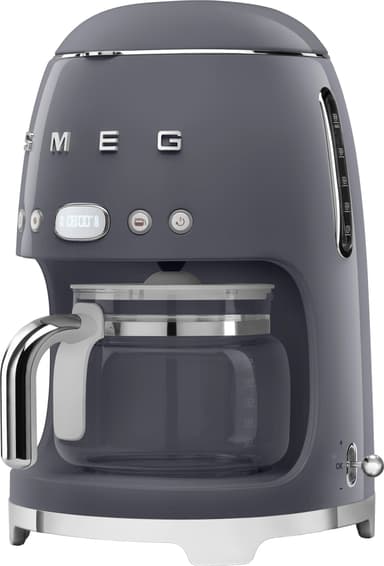 Se Smeg 50s Style kaffemaskine DCF02GREU (grå) hos Elgiganten