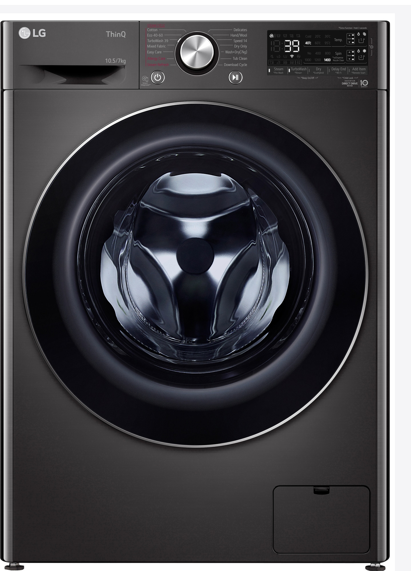 LG vaskemaskine/tørretumbler CV90J7S2BA thumbnail