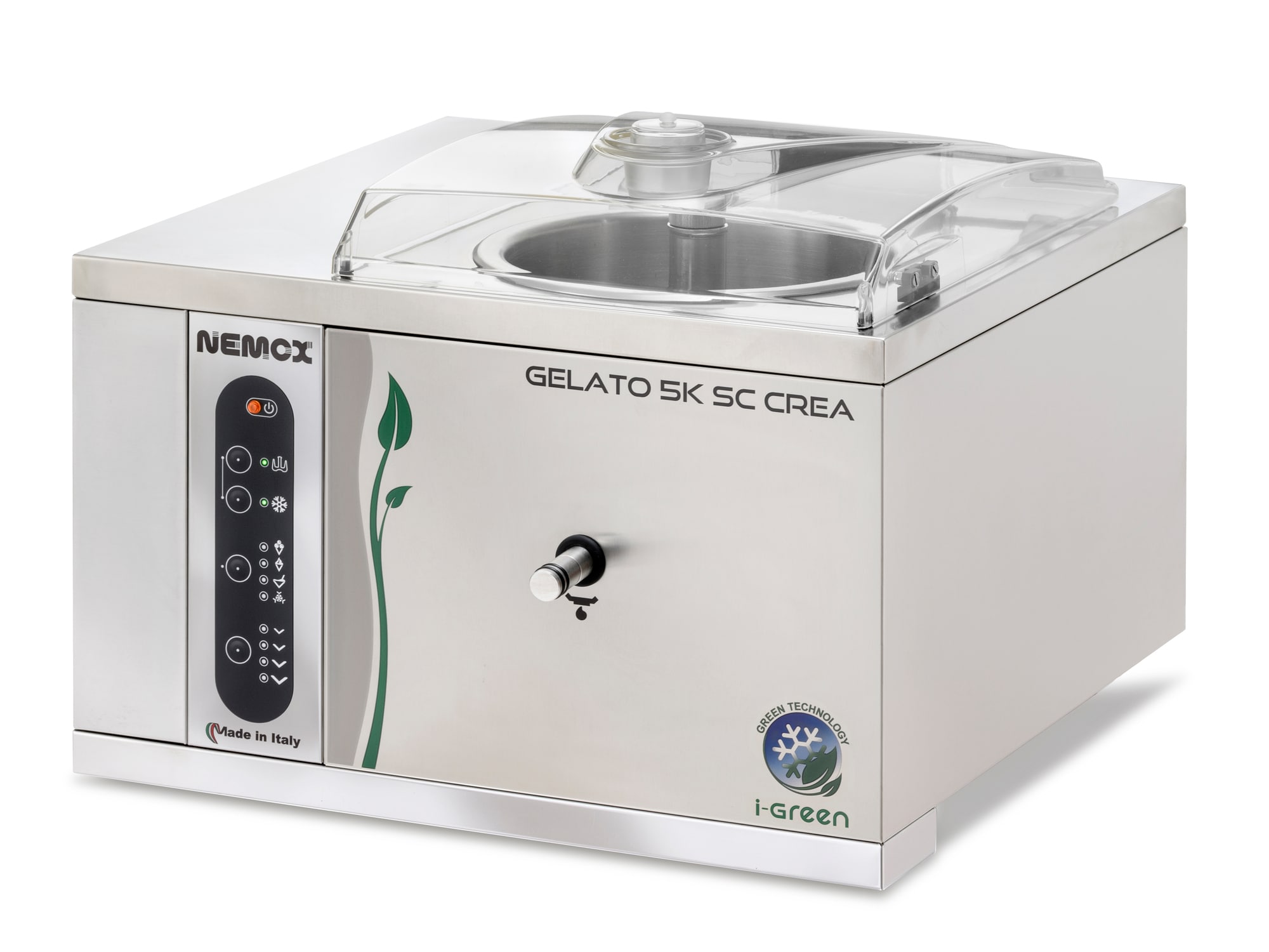 termometer tåbelig protestantiske Ismaskine m. kompressor Gelato 5K Crea SC i-Green 7 liter | Elgiganten