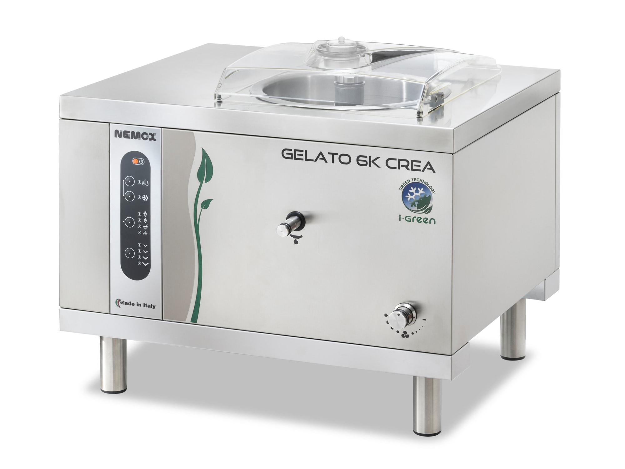 Har det dårligt dash Teknologi Ismaskine m. kompressor Gelato 6K Crea i-Green 10 liter | Elgiganten