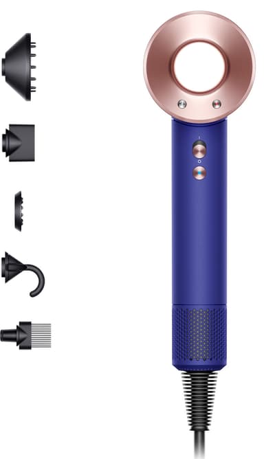 Dyson Supersonic Special Edition hårtørrer (Vinca blue/Rosé) thumbnail