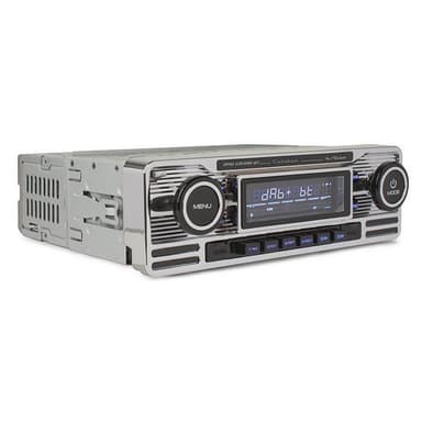 Caliber Retro Radio m. DAB +, Bluetooth og USB, (Sølv)