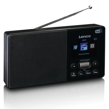 Lenco PIR-510 Internet Radio, Black