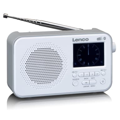 Lenco PDR-035 DAB Radio, Hvid