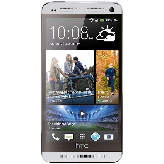 HTC One smartphone (sølv)