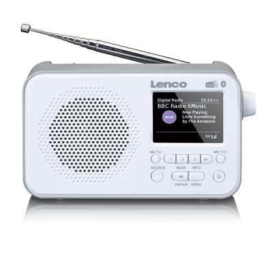 Lenco PDR-035 DAB Radio, Hvid