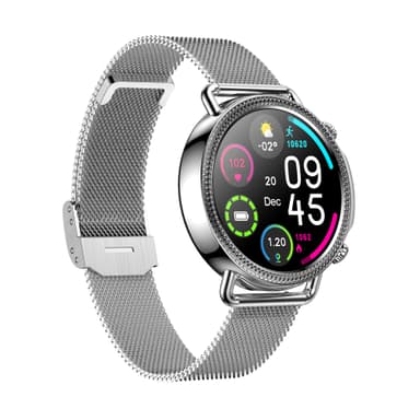 Smart ur med 2 forskellige armbånd Sølv