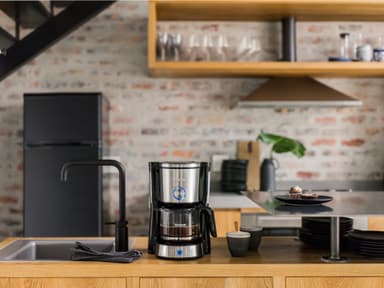Severin Kaffemaskine 1000 watt Sort/stål