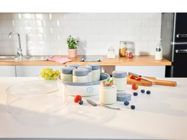 Severin Yoghurtmaskine Hvid/Grå