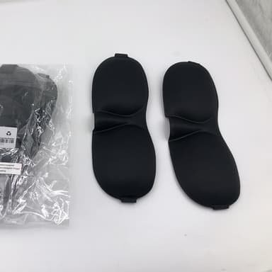 Slank 3D sovemaske 2-pak Sort
