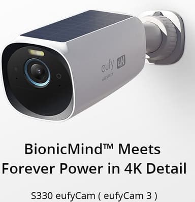 Eufy eufyCam 3 overvågningskamera (add-on)