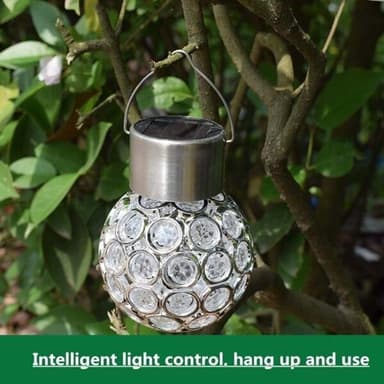 Solcellebelysning LED Kugle