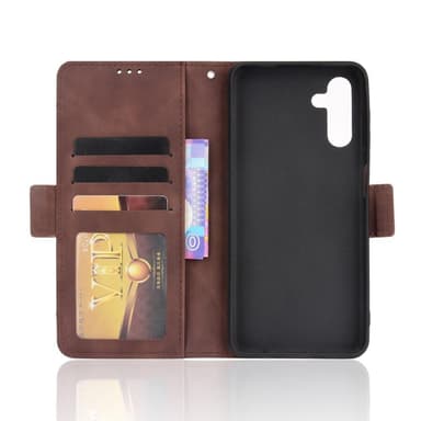 SKALO Samsung A04s 4G 6-RUM Pungetaske - Brun