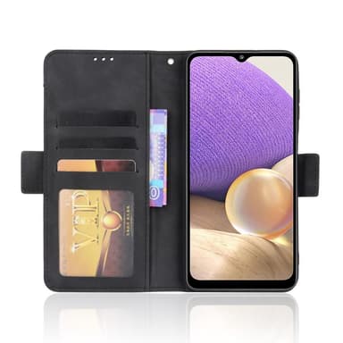 SKALO Samsung A13 5G 6-RUM Pungetaske - Sort