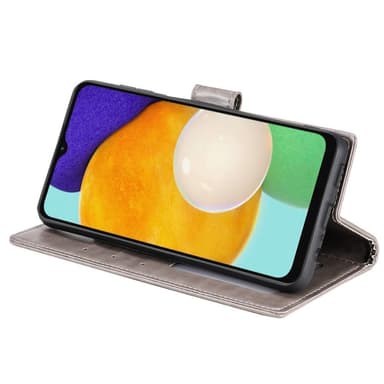 SKALO Samsung A04s 4G Mandala Flip Cover - Grå