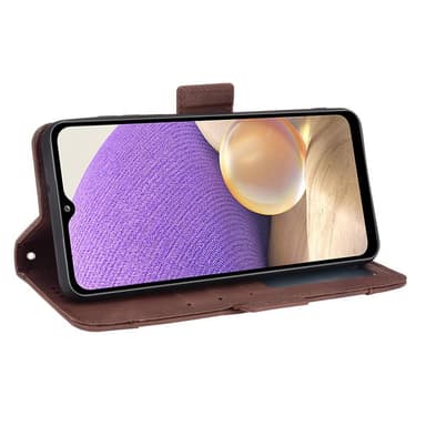 SKALO Samsung A04s 4G 6-RUM Pungetaske - Brun