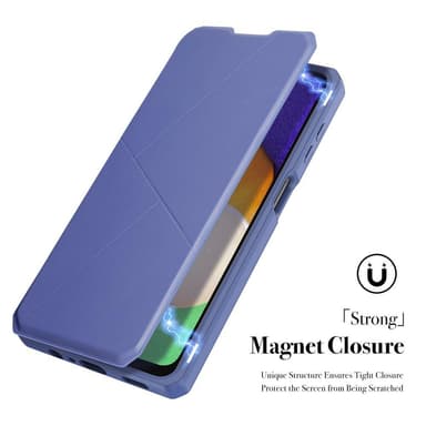 DUX DUCIS Samsung A04s 4G Skin X Series Flipcover - Blå