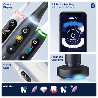 Oral-B iO 8s elektrisk tandbørste 408826 (violet)