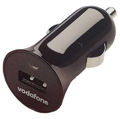 Billaddare 2.1A med USB uttag, Svart