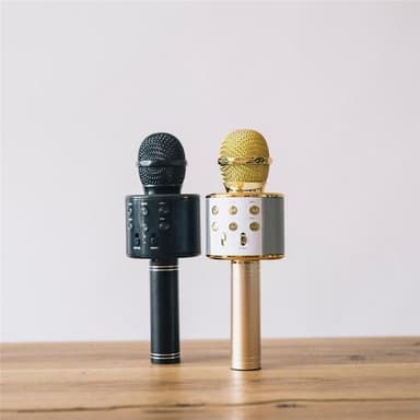 Forever BMS-300 Mikrofon med Bluetooth-højttaler, Guld