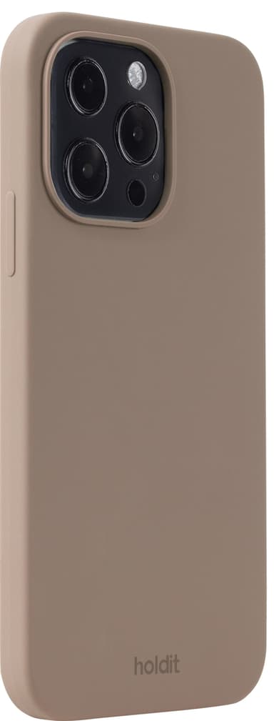 Holdit Silicone iPhone 14 Pro cover (brun)VT