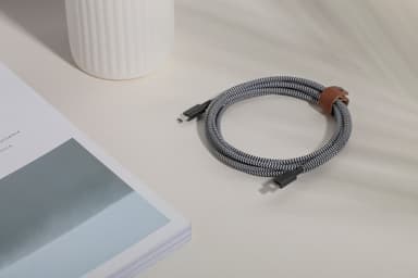Native Union Belt XL USB-C til Lightning-kabel (zebra)