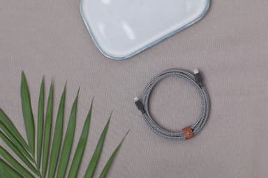 Native Union Belt XL USB-C til Lightning-kabel (zebra)