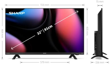 Sharp 32” 32DI4EA HD Ready LED TV (2021)