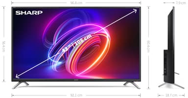 Sharp 43” 43EL2EA 4K LED TV (2022)
