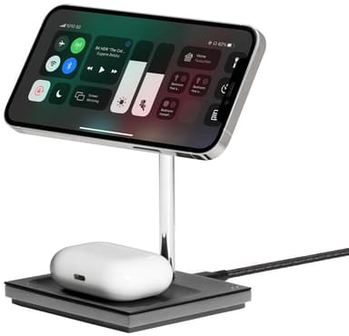 Native Union Snap 2-i-1 MagSafe stander til trådløs opladning (sort)