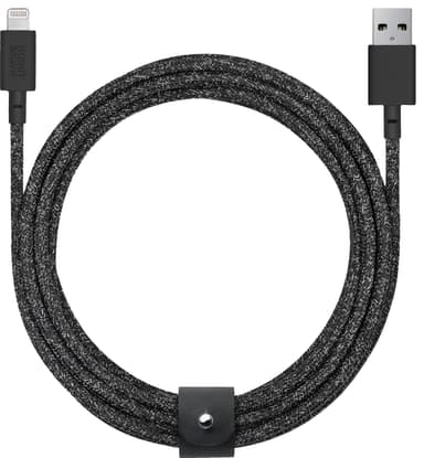 Native Union Belt XL USB-A til Lightning-kabel (sort)
