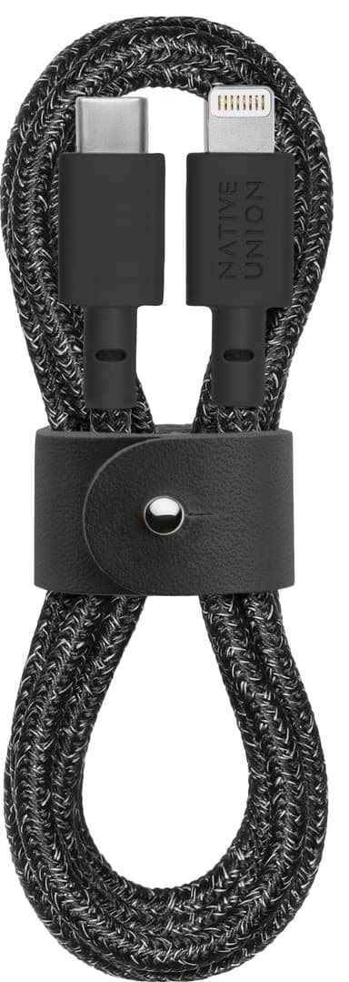 Native Union Belt USB-C til Lightning-kabel (zebra)