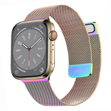 Milanese armbånd Apple Watch 8 (41mm) Rainbow Elgiganten