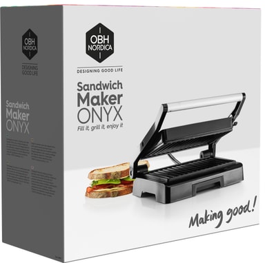 OBH Nordica Onyx sandwichtoaster 6889 Elgiganten