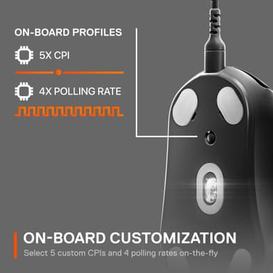 SteelSeries Prime Mini gaming mus (sort)