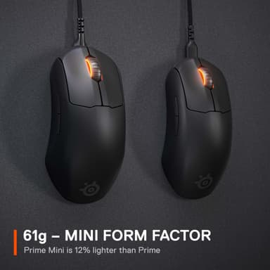SteelSeries Prime Mini gaming mus (sort)