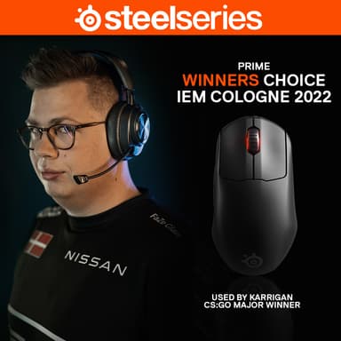 SteelSeries Prime Mini gaming mus (sort)