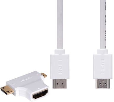 I Want It 1.8 m HDMI kit (hvid)