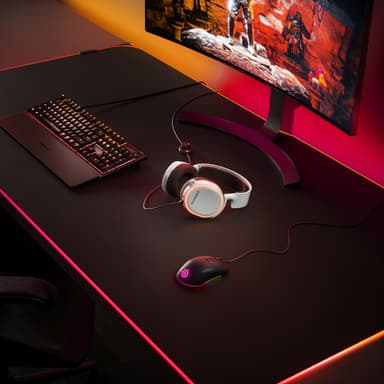 SteelSeries Arctis 5 2019 edition gaming headset - hvid