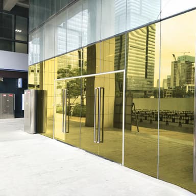 Envejs spejl vinduesfilm Statisk Cling Guld 17.5 x 500 cm