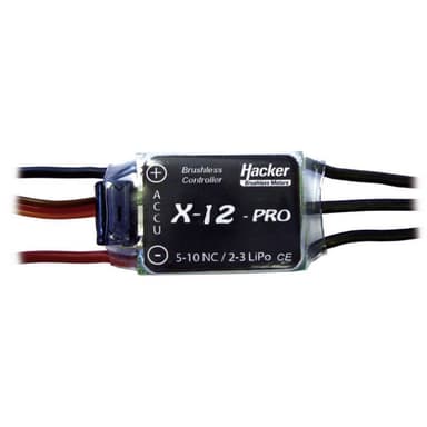 Hacker X-12-Pro BEC Modelfly brushless flyveregulator