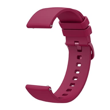 SKALO Silikonearmbånd til Withings ScanWatch 42mm - Vin rød