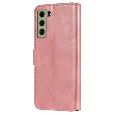 SKALO Samsung S21 FE Classic Pungetui - Rosa guld