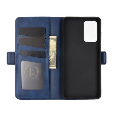 SKALO Samsung A52/A52s Premium Wallet Flip Cover - Blå